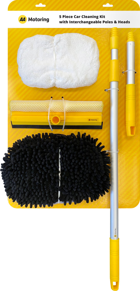 AA Motoring 5 piece car Cleaning Set