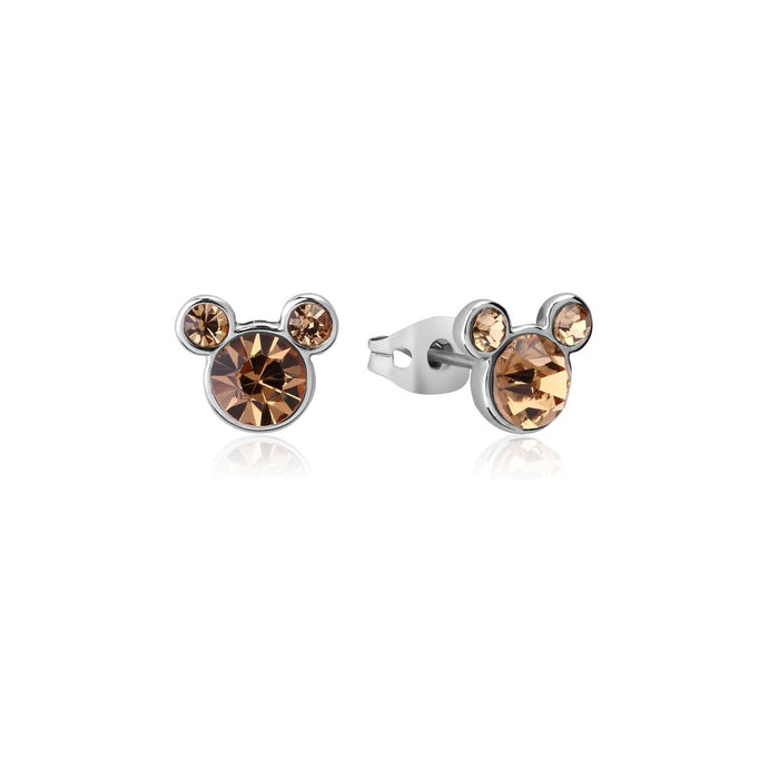 ECC Disney Mickey Mouse November Birthstone Stud Earrings JB Imports NZ