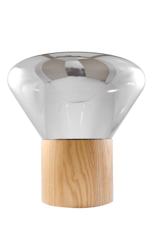 Modern Table Lamp - Smoky Glass finish